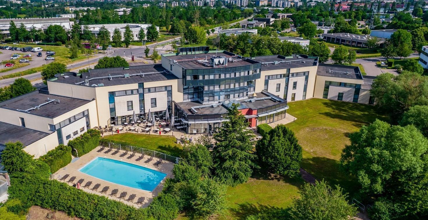 Vue aérienne du Best Western Plus Metz Technopole